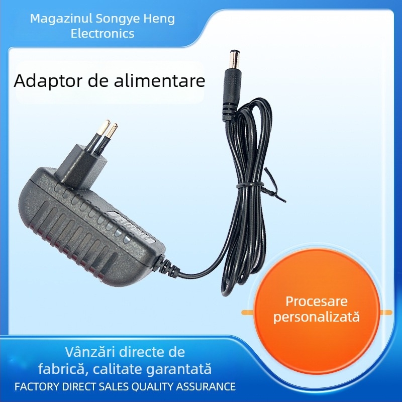 Încărcător pentru mașinuțe electrice pentru copii, 12V DC, 1A, pentru baterie cu plumb-acid, intrare 100-240V AC