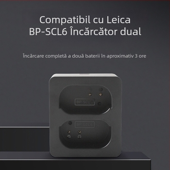 BP-SCL6 Încărcător de birou pentru Leica Q2/Q3, 43 SL3/SL2s, Port Type-C
