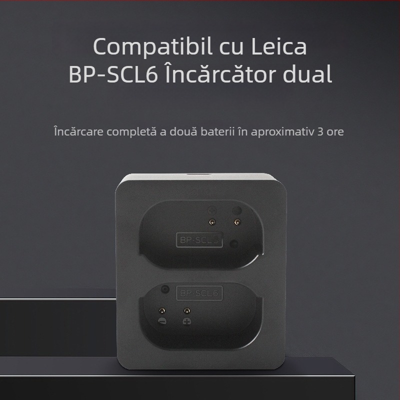 BP-SCL6 Încărcător de birou pentru Leica Q2/Q3, 43 SL3/SL2s, Port Type-C