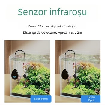 Termometru de apă din carcasa PC; măsoară temperatura apei; tip sondă de intrare; precizie ±0,1°C