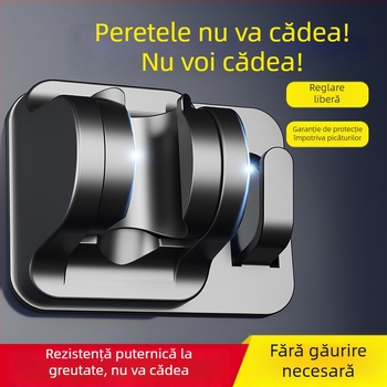 Suport de duș din oțel inoxidabil – fără găuri, bază fără urme, inserție pentru duș, personalizabil