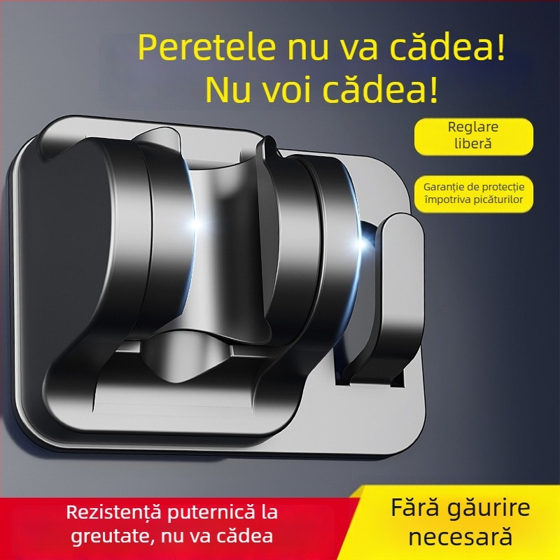 Suport de duș din oțel inoxidabil – fără găuri, bază fără urme, inserție pentru duș, personalizabil