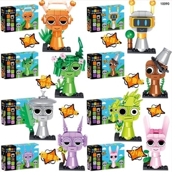 Set de blocuri din ABS plastic cu piese de șah ritmice și minifigurine, cutie muzicală și joc de note, 200–400 piese, 0,6 kg, pentru vârsta 15–35 ani, Brand Lw
