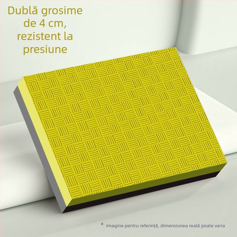 Covor de yoga cu echilibru senzorial, strat moale, EVA, grosime 6 mm, model cu dungi