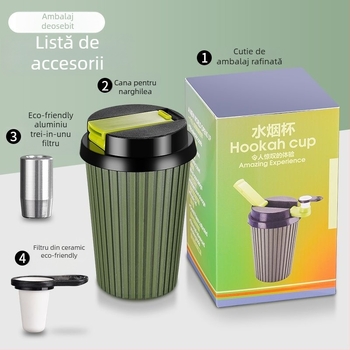 Portabil 4-în-1 filtru de cafea și conductă de apă, lavabil, din plastic