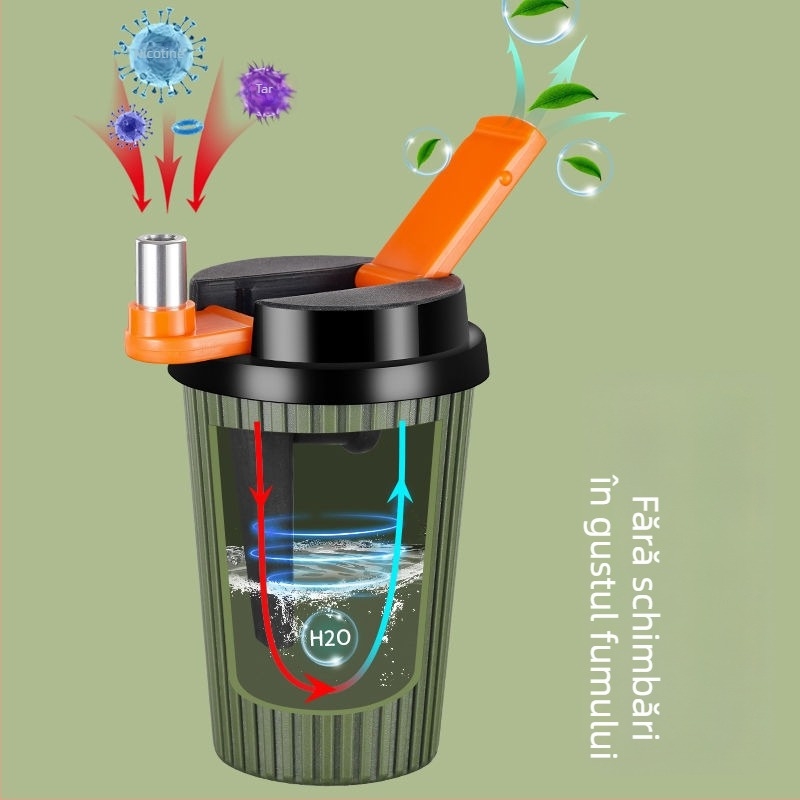 Portabil 4-în-1 filtru de cafea și conductă de apă, lavabil, din plastic