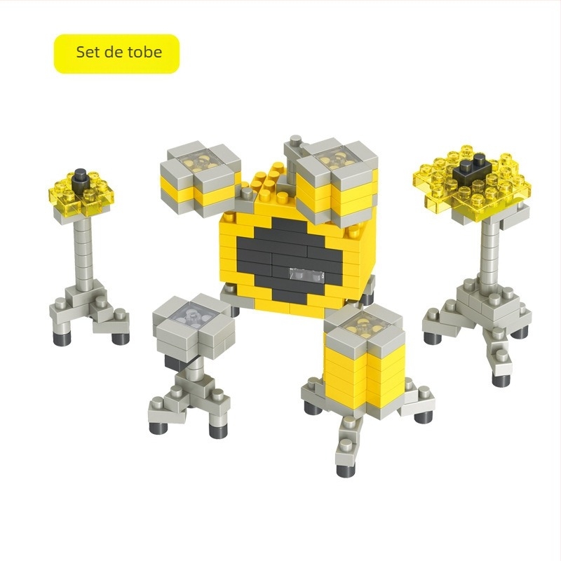 Blocuri de construcție compatibile Lego – instrumente muzicale (pian și chitară), 100–200 piese, ABS plastic, DIY, pentru vârsta 7–14 ani