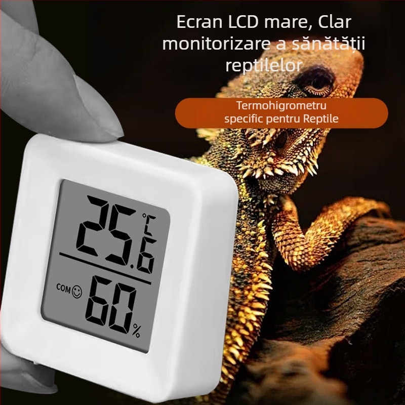 Higrometru pentru incubarea animalelor de companie cu control precis al temperaturii - Giant Lever, Model zmkmmsth, Afișaj digital electronic