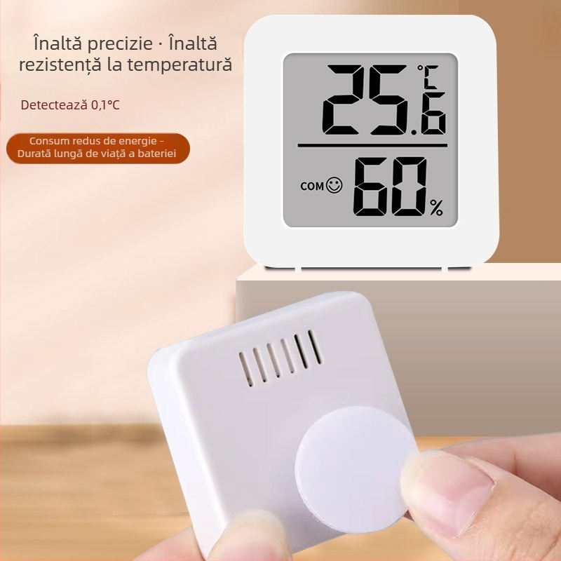 Higrometru pentru incubarea animalelor de companie cu control precis al temperaturii - Giant Lever, Model zmkmmsth, Afișaj digital electronic