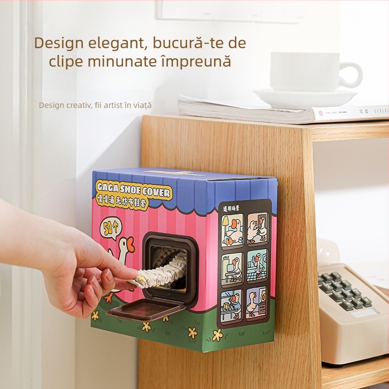 Căcoveri de pantofi de unică folosință pentru adulți, utilizare în interior, din material nețesut, antiderapante, rezistente la uzură, anti-statici, grosime 0,05 mm