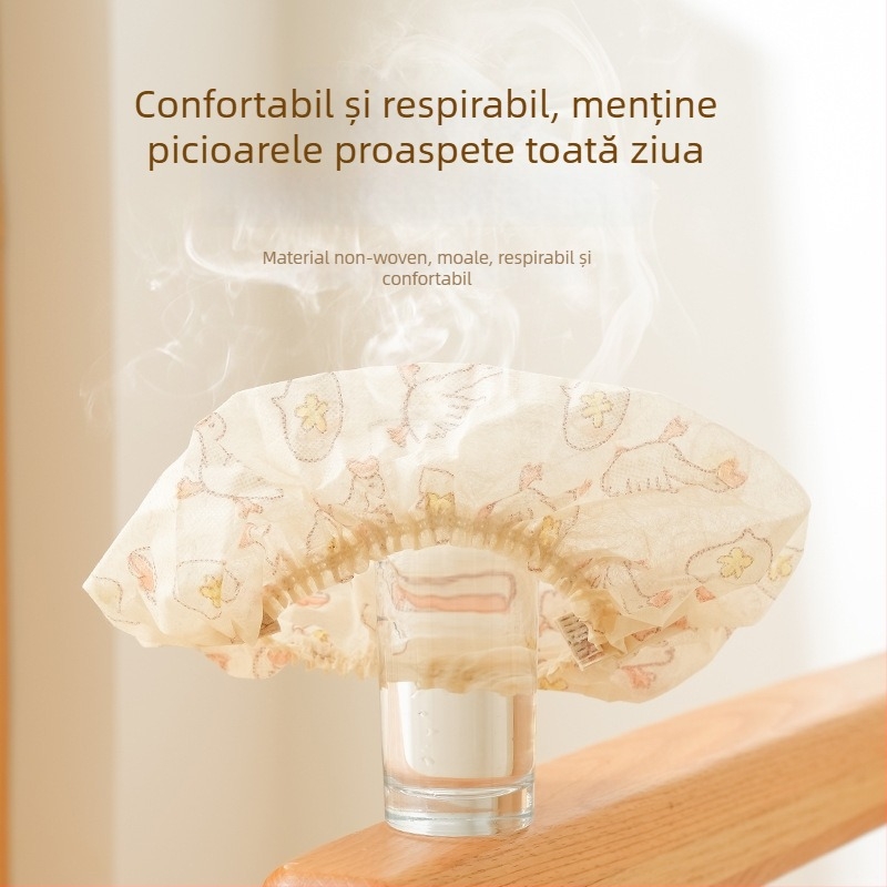 Căcoveri de pantofi de unică folosință pentru adulți, utilizare în interior, din material nețesut, antiderapante, rezistente la uzură, anti-statici, grosime 0,05 mm