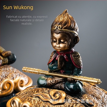 Scrumieră din rășină cu capac — Stil chinezesc nou, Tendință națională, Decorativ cu logo imprimat