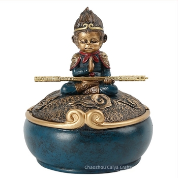 Scrumieră din rășină cu capac — Stil chinezesc nou, Tendință națională, Decorativ cu logo imprimat