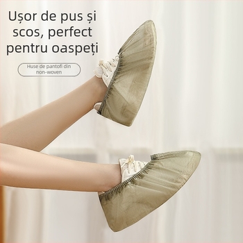 FaSoLa Huse de încălțăminte din material nețesut, respirabile, antiderapante, rezistente la uzură, 100 bucăți
