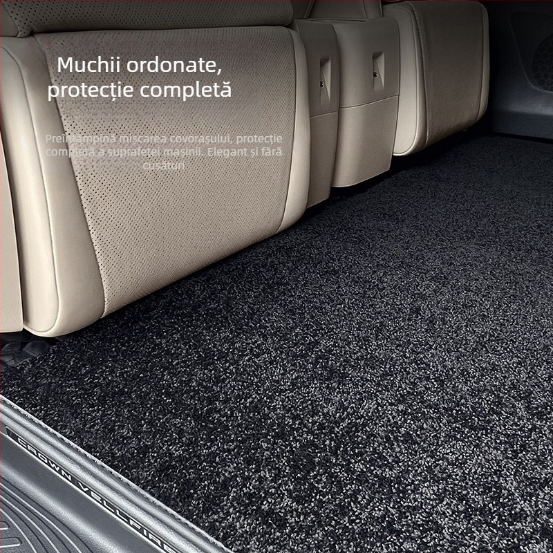 Covoraşe pentru podea Alphard/Vellfire seria 40, rândul central — cașmir sintetic, grosime 1 cm, greutate 1,5 kg, marcă Jie Linmei, fără logo