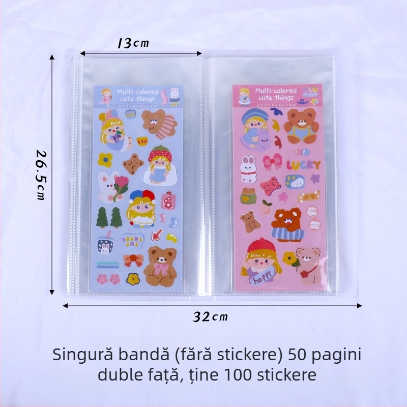 Yueshi Album foto cu foi detașabile, 50 de pagini, design personalizabil, etichetă privată disponibilă