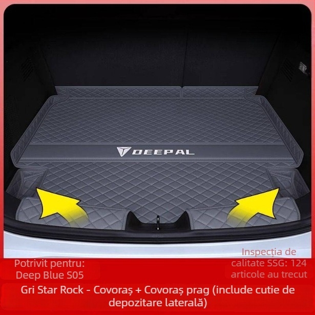 Covoraș portbagaj spate compatibil Changan Deep Blue S05, decor interior