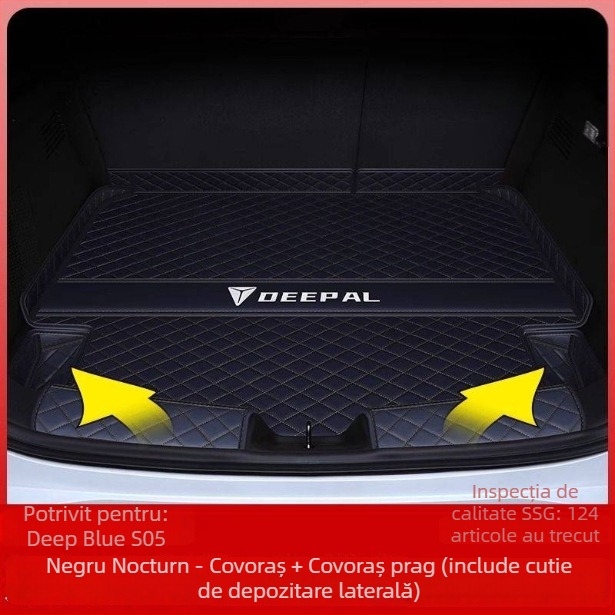 Covoraș portbagaj spate compatibil Changan Deep Blue S05, decor interior