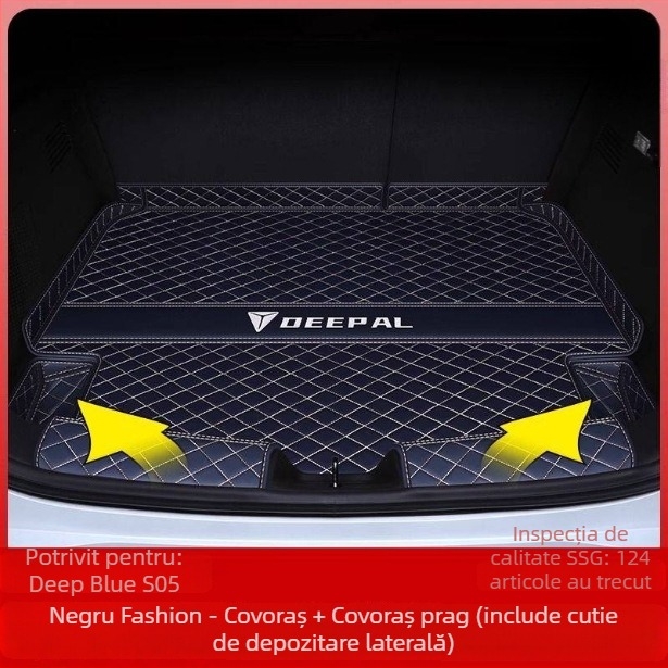 Covoraș portbagaj spate compatibil Changan Deep Blue S05, decor interior