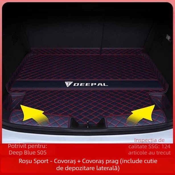 Covoraș portbagaj spate compatibil Changan Deep Blue S05, decor interior