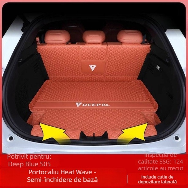 Covoraș portbagaj spate compatibil Changan Deep Blue S05, decor interior