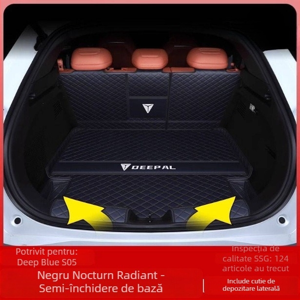 Covoraș portbagaj spate compatibil Changan Deep Blue S05, decor interior