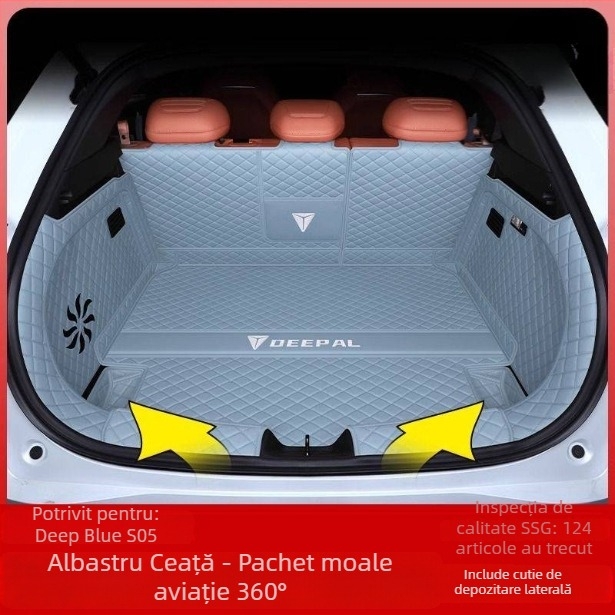 Covoraș portbagaj spate compatibil Changan Deep Blue S05, decor interior