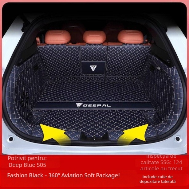Covoraș portbagaj spate compatibil Changan Deep Blue S05, decor interior