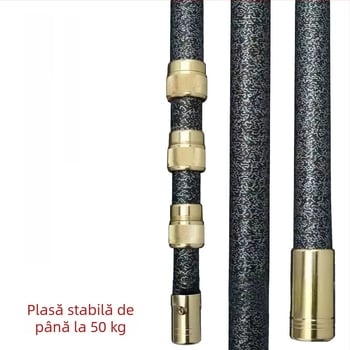 Tija telescopică din fibră de sticlă pentru recoltarea fructelor la înălțime