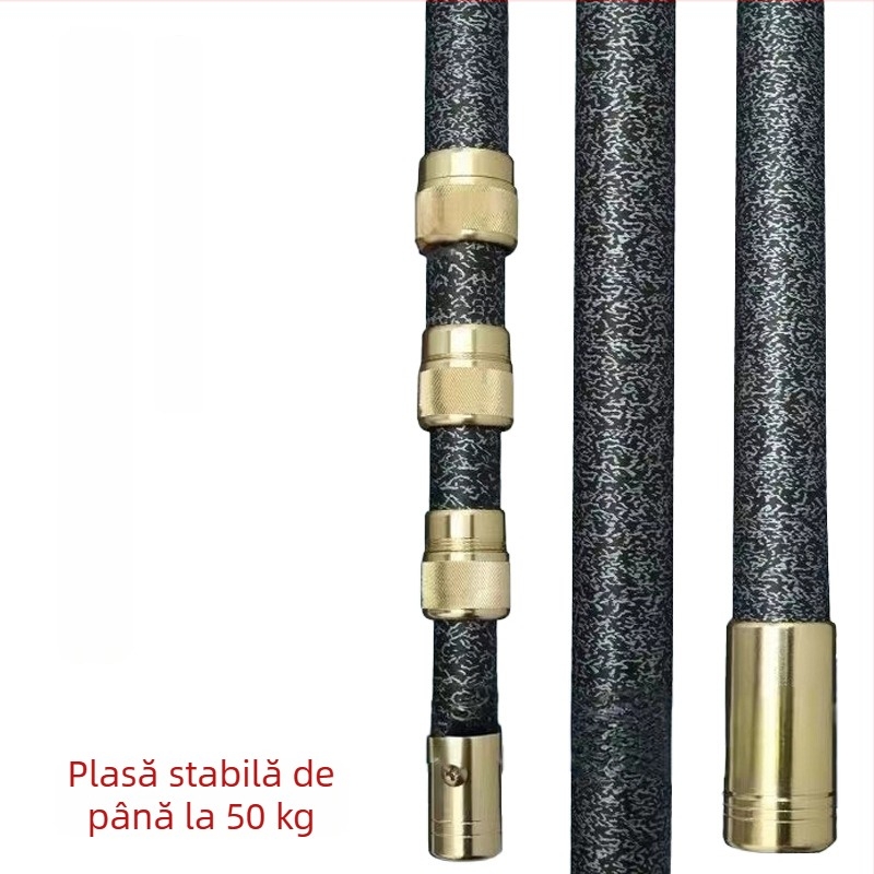 Tija telescopică din fibră de sticlă pentru recoltarea fructelor la înălțime