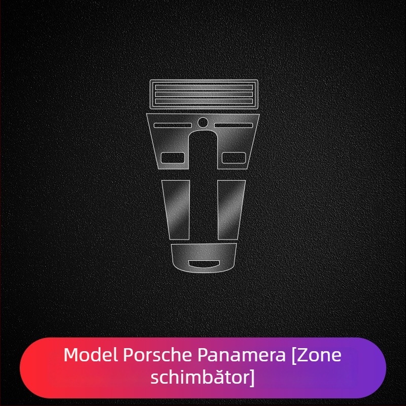 Protecție pentru ecranul central Porsche – PET material, rezistent la temperaturi, Model LY, pentru Cayenne, Taycan, Panamera, Macan