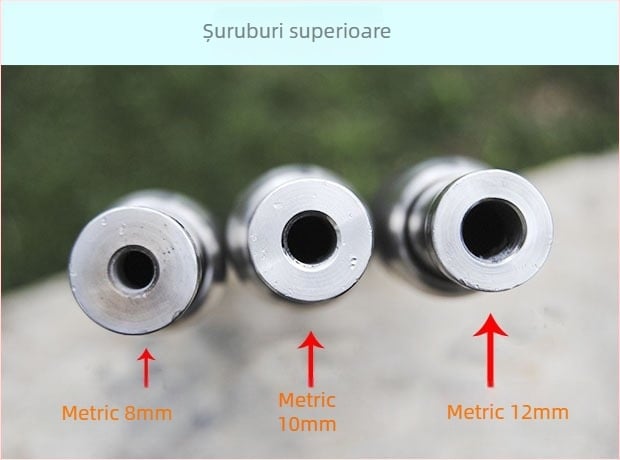 Tija telescopică din oțel inoxidabil pentru plasă și cules de fructe, secțiuni multiple, 2–4 m