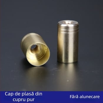 Conector pentru plasă din cupru pur, șurub de 8 mm pentru undiță, conector piuliță DIY pentru accesorii de pescuit