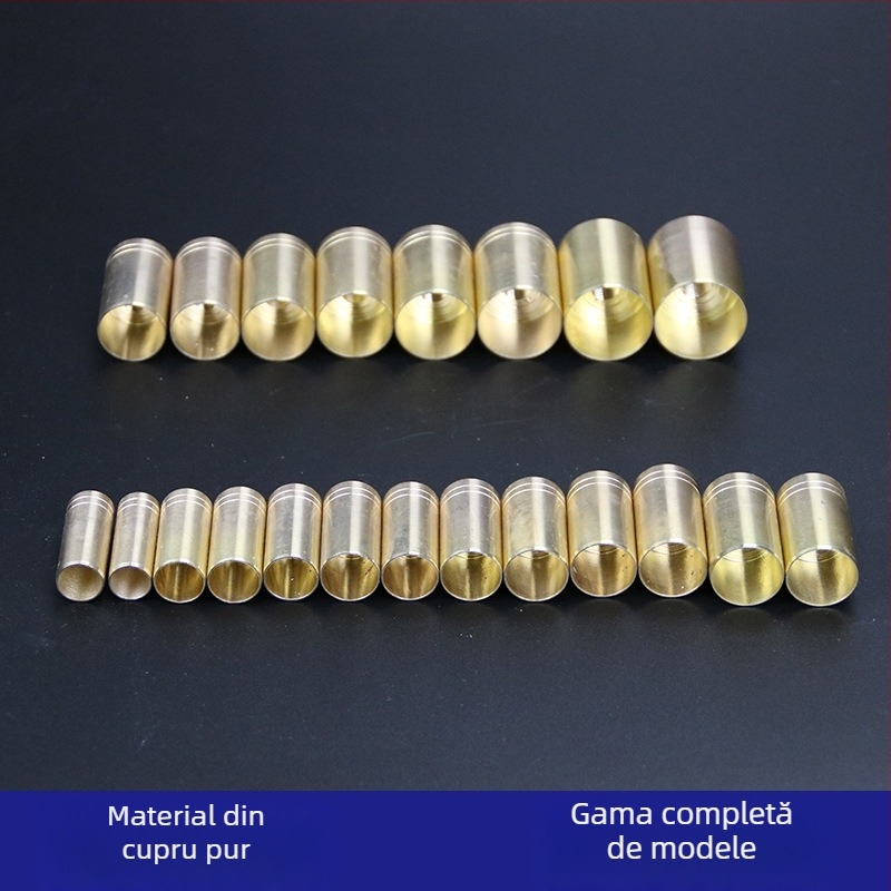 Conector pentru plasă din cupru pur, șurub de 8 mm pentru undiță, conector piuliță DIY pentru accesorii de pescuit