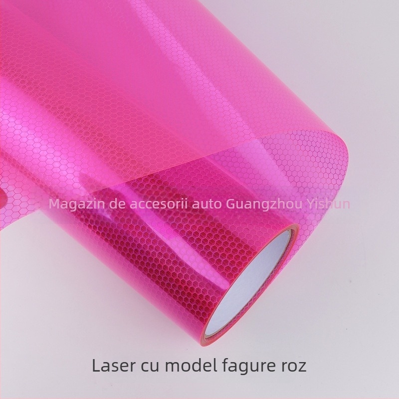 Film pentru stopuri auto – model faguri laser, PVC material, fixare autoadezivă
