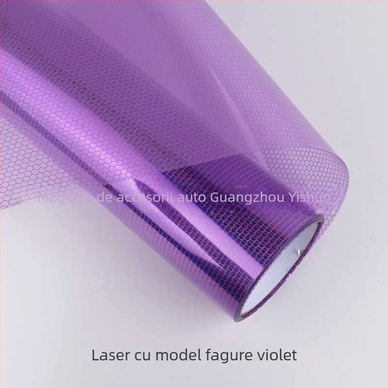 Film pentru stopuri auto – model faguri laser, PVC material, fixare autoadezivă