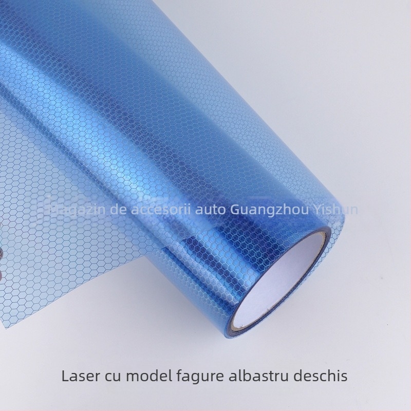 Film pentru stopuri auto – model faguri laser, PVC material, fixare autoadezivă