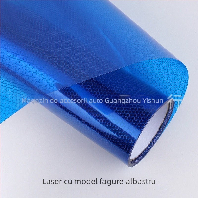 Film pentru stopuri auto – model faguri laser, PVC material, fixare autoadezivă