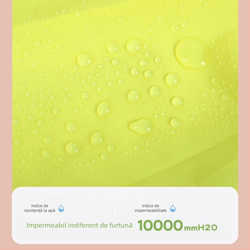 Pelerină de ploaie pentru copii din EVA, poncho într-o singură bucată, portabil pentru activități în aer liber