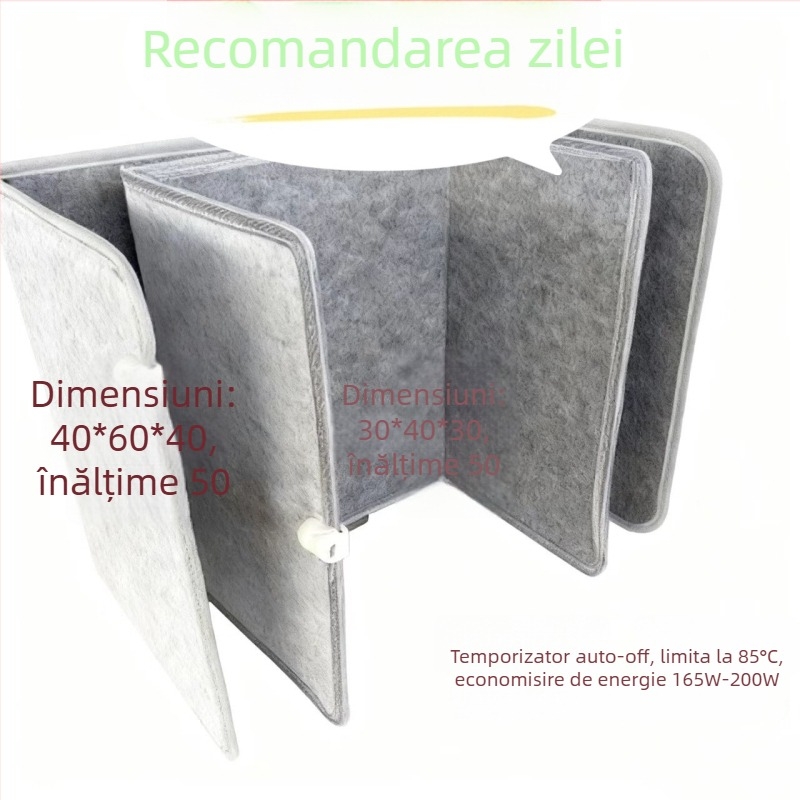 Padă încălzitoare pentru picior, alimentare la priză — 220 V, 165 W, model Nhx-01, Sheng dehui