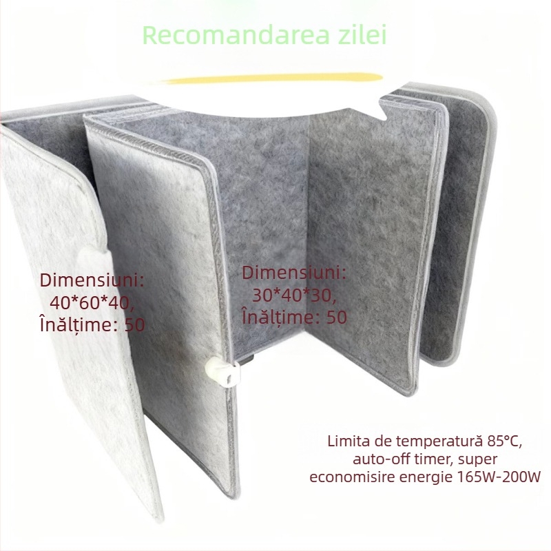Padă încălzitoare pentru picior, alimentare la priză — 220 V, 165 W, model Nhx-01, Sheng dehui