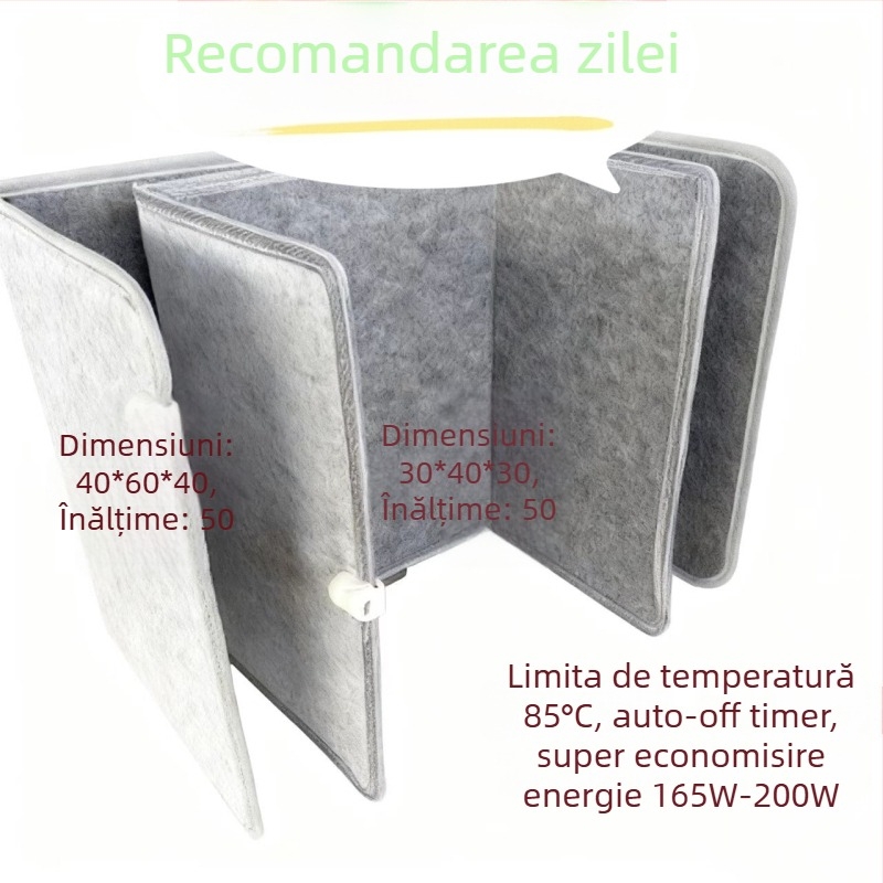 Padă încălzitoare pentru picior, alimentare la priză — 220 V, 165 W, model Nhx-01, Sheng dehui