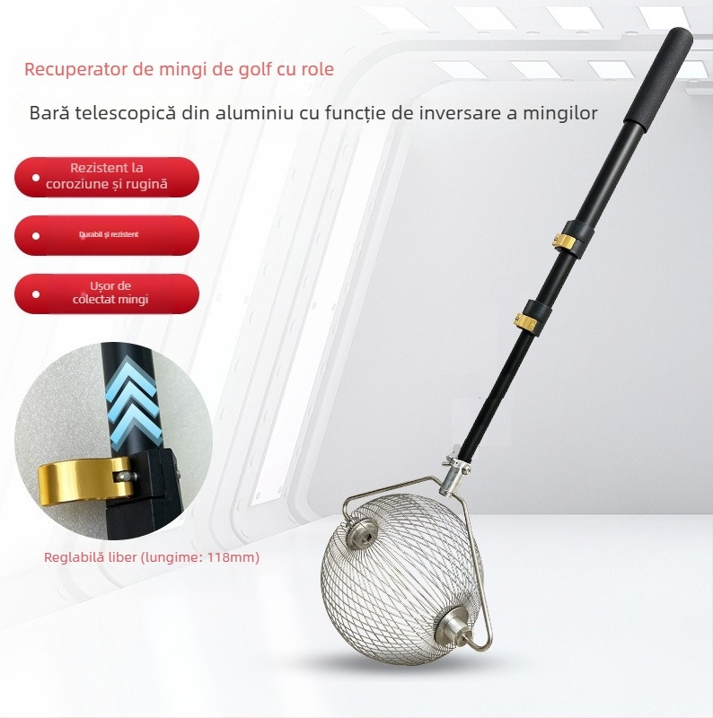 Recuperator/Picker de mingi – oțel inoxidabil 304 – pentru golf – Accesorii de golf