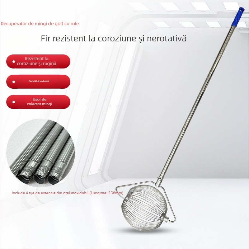 Recuperator/Picker de mingi – oțel inoxidabil 304 – pentru golf – Accesorii de golf