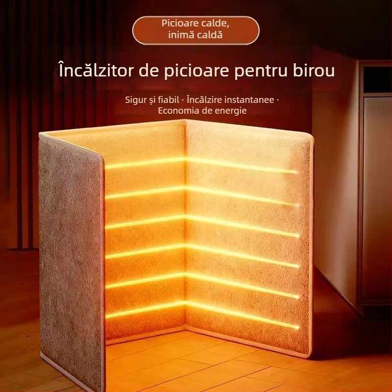 Încălzitor grafen pentru picioare, încălzitor sub masă, economie de energie, prietenos cu mediul, încălzire sănătoasă