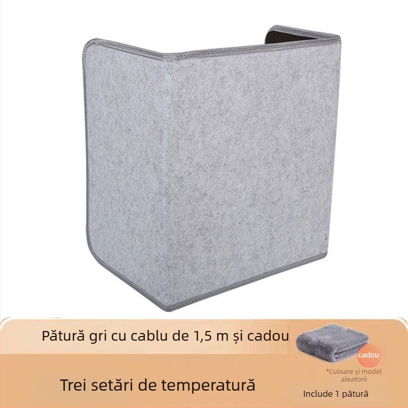 Încălzitor grafen pentru picioare, încălzitor sub masă, economie de energie, prietenos cu mediul, încălzire sănătoasă