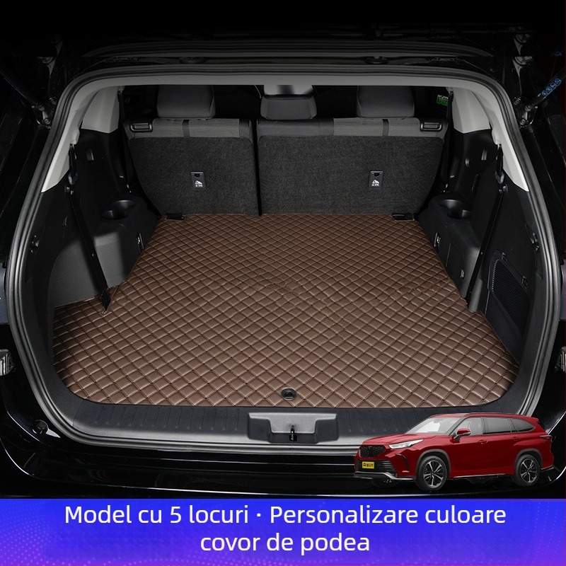 Covoraș de portbagaj cu protecție completă pentru Toyota Crown Land Cruiser, modele 2021–2024, SUV cu 5/7 locuri – accesoriu de modificare