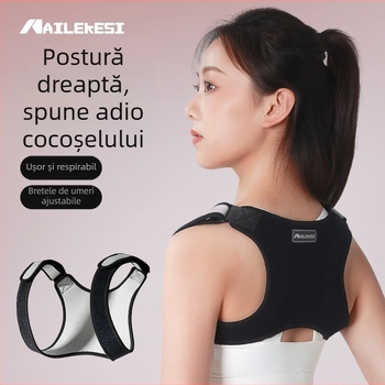 Corector de postură – Endurance X 8200, protecție pentru umeri, material OK, pentru adulți, potrivit pentru baschet, alergare, ciclism, tenis