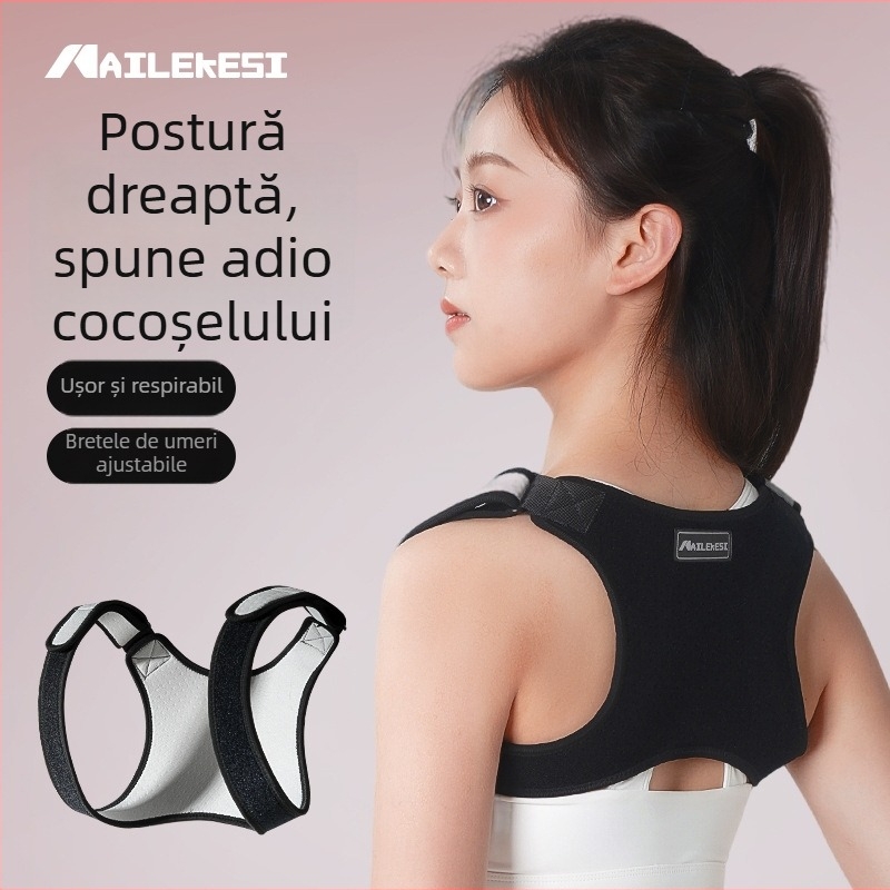 Corector de postură – Endurance X 8200, protecție pentru umeri, material OK, pentru adulți, potrivit pentru baschet, alergare, ciclism, tenis