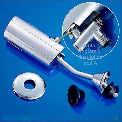 TEGREE TG-735 Senzor de urinat cu montaj pe suprafață, senzor inductiv, alimentare DC, 0,05–0,8 MPa, timp de spălare 6 s